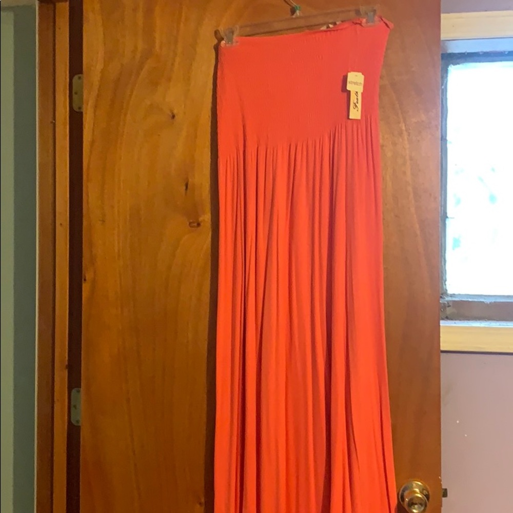 Tube top dress